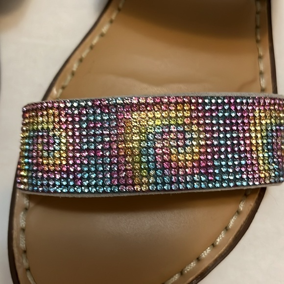 Wild Pair Colorful Beaded Sandals Size 7 - Picture 7 of 10